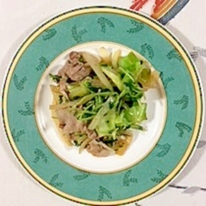 肉野菜炒め~♪